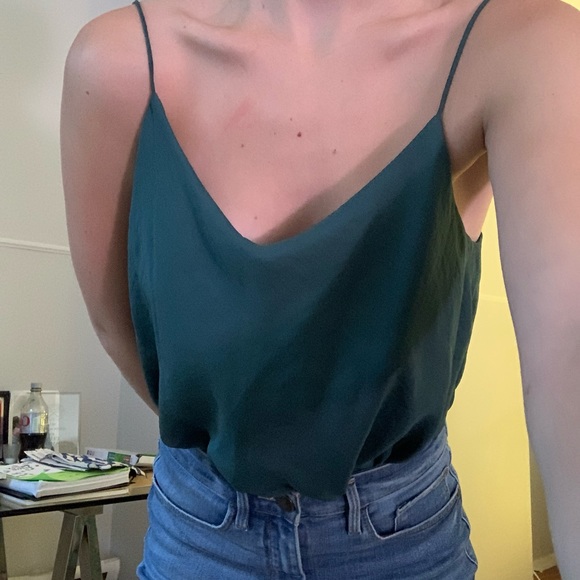 Free people, emerald green body suit with snaps - Picture 3 of 4